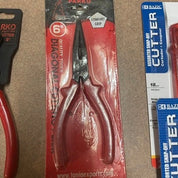 28-Piece Wholesale Tool Lot – Box Cutters, Wire Cutters, Measuring Tapes, Phillips Screwdrivers, Needle Nose Pliers