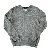 Old Navy Big Boys V-Neck Long Sleeve Sweater, Heather Gray - Size Medium (8)