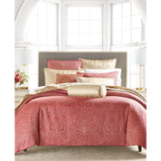 Hotel Collection Regal Paisley Duvet Cover, Burgundy - Size Queen